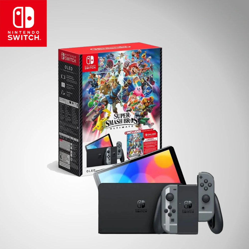 Consola Nintendo Switch OLED Edición Super Smash