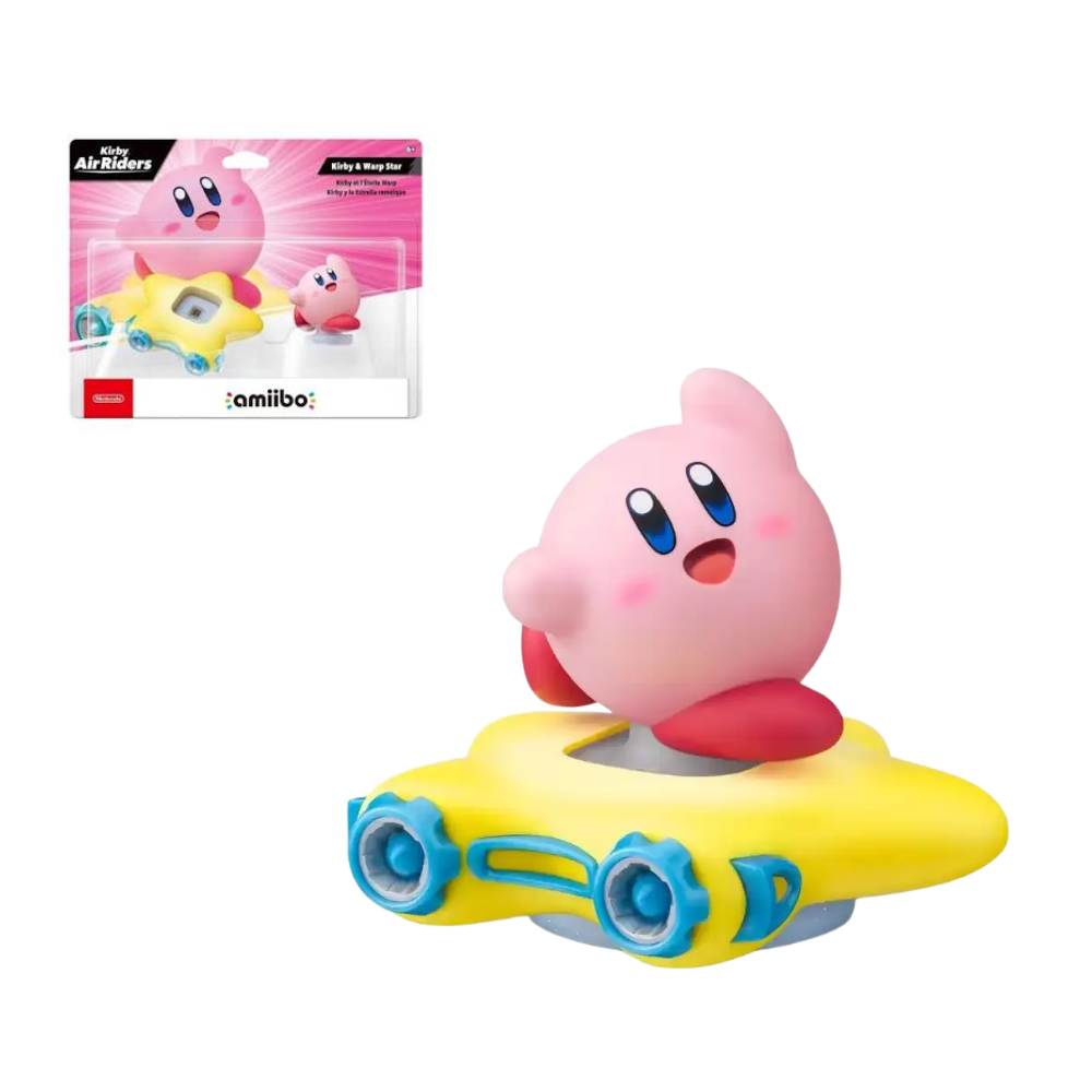 Accesorio - Amiibo - Kirby Air Riders - Kirby & Warp Star