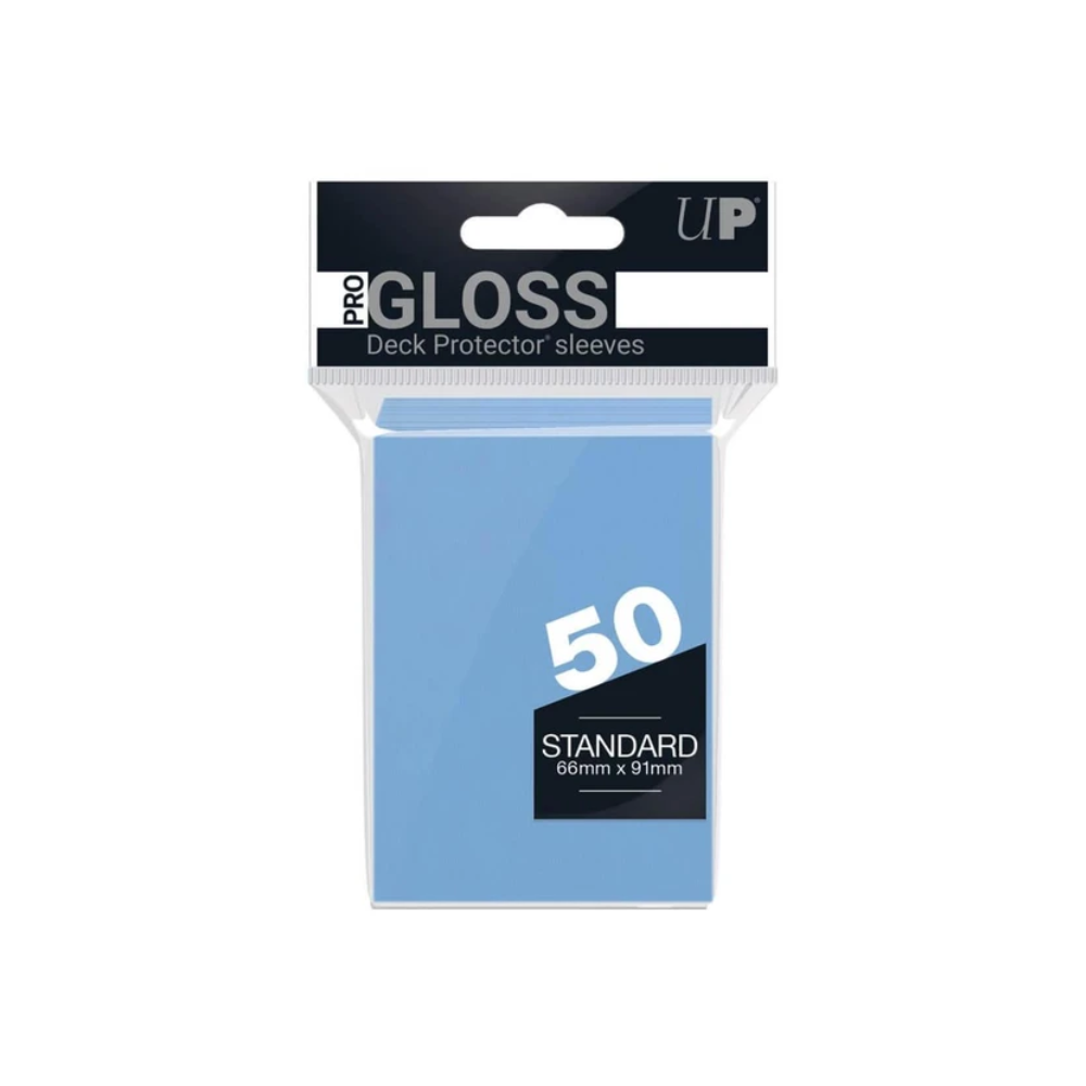 TCG Accesorio - Sleeve UP Color Azul claro para 50 Cartas - Tamaño Estandar