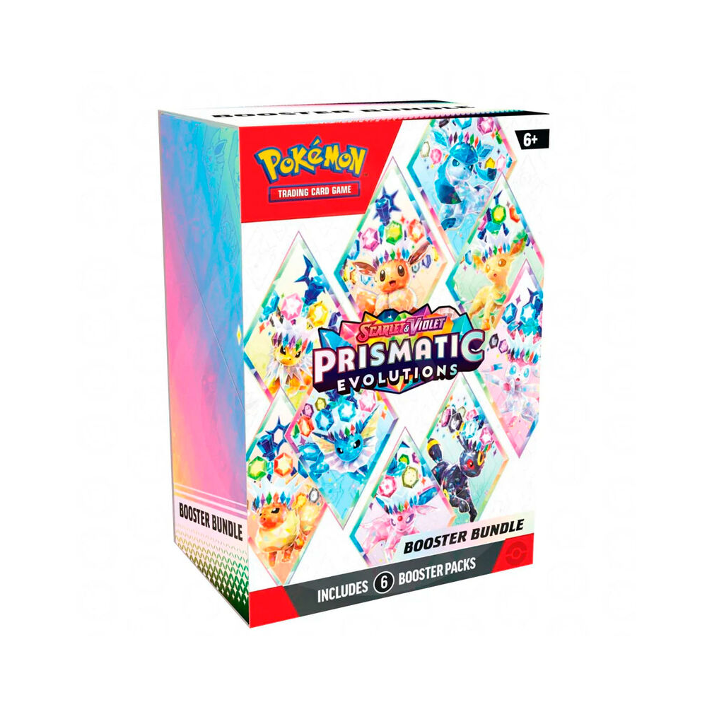 TCG Pokémon - Evoluciones Prismaticas - Lote de Paquetes de Mejora X6 - Español