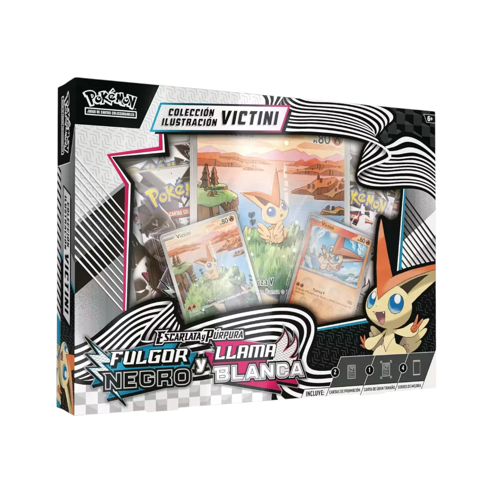 TCG Pokémon - Fulgor Negro y Llama Blanca - Victini - Ilustracion de Colección - Español