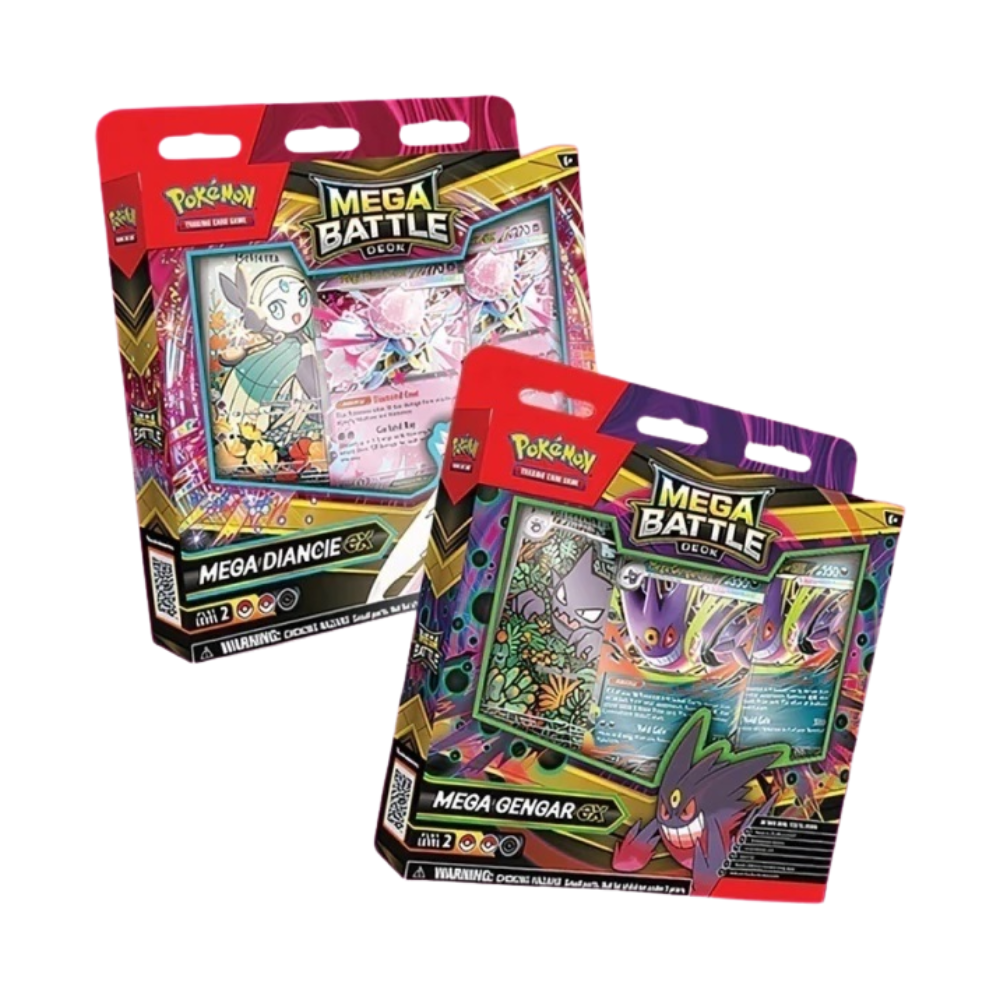 TCG Pokémon - Mega Diancie Ex / Mega Gengar Ex - Mega Battle Deck - Español