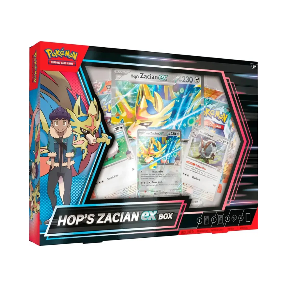 TCG Pokémon - Hop`s Zacian Ex - Collection Box - English
