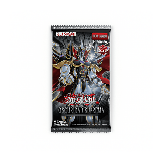TCG Yu Gi Oh - Oscuridad Suprema 1ra Edicion - Sobre (Español)