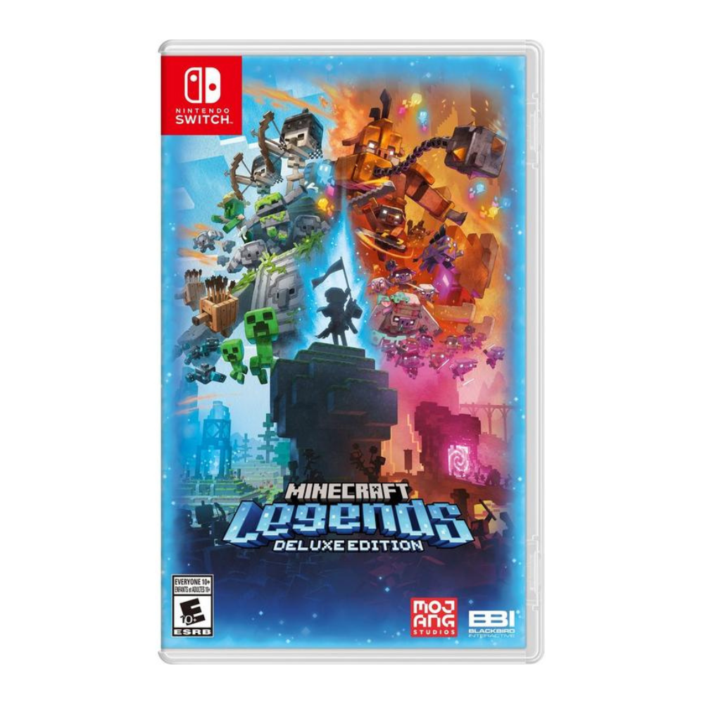 Switch - Minecraft Legends Deluxe - Fisico - Usado