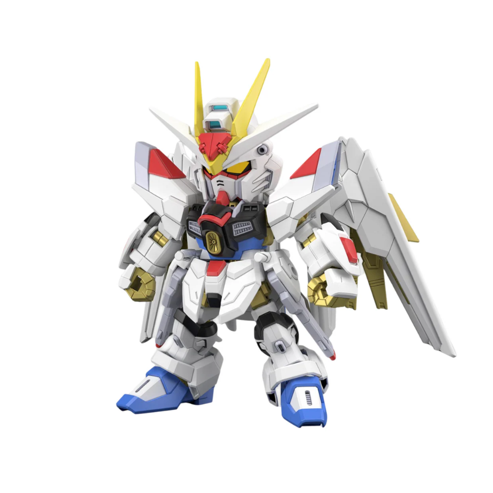 Bandai - Model Kit - SD Gundam Cross Silhouette Mighty Strike - Gunpla Style