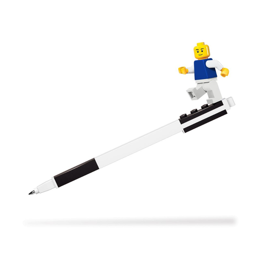 Lego Iconic - Esfero en gel - con mini figura - Negro