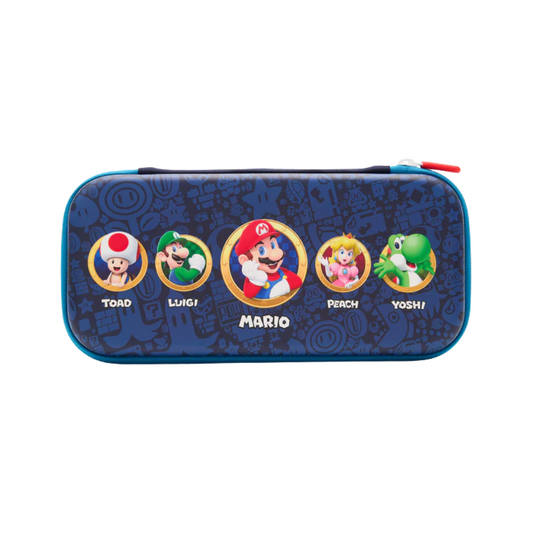 Accesorio - Switch - Estuche Duro - Mario Mushroom Kingdom Heroes - Power A