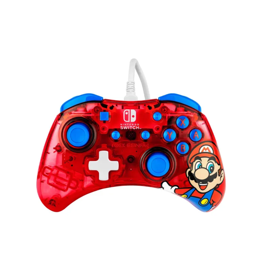 Accesorio - Nintendo Switch - Control Alámbrico Rock Candy Super Mario - PDP - Caja Dañada