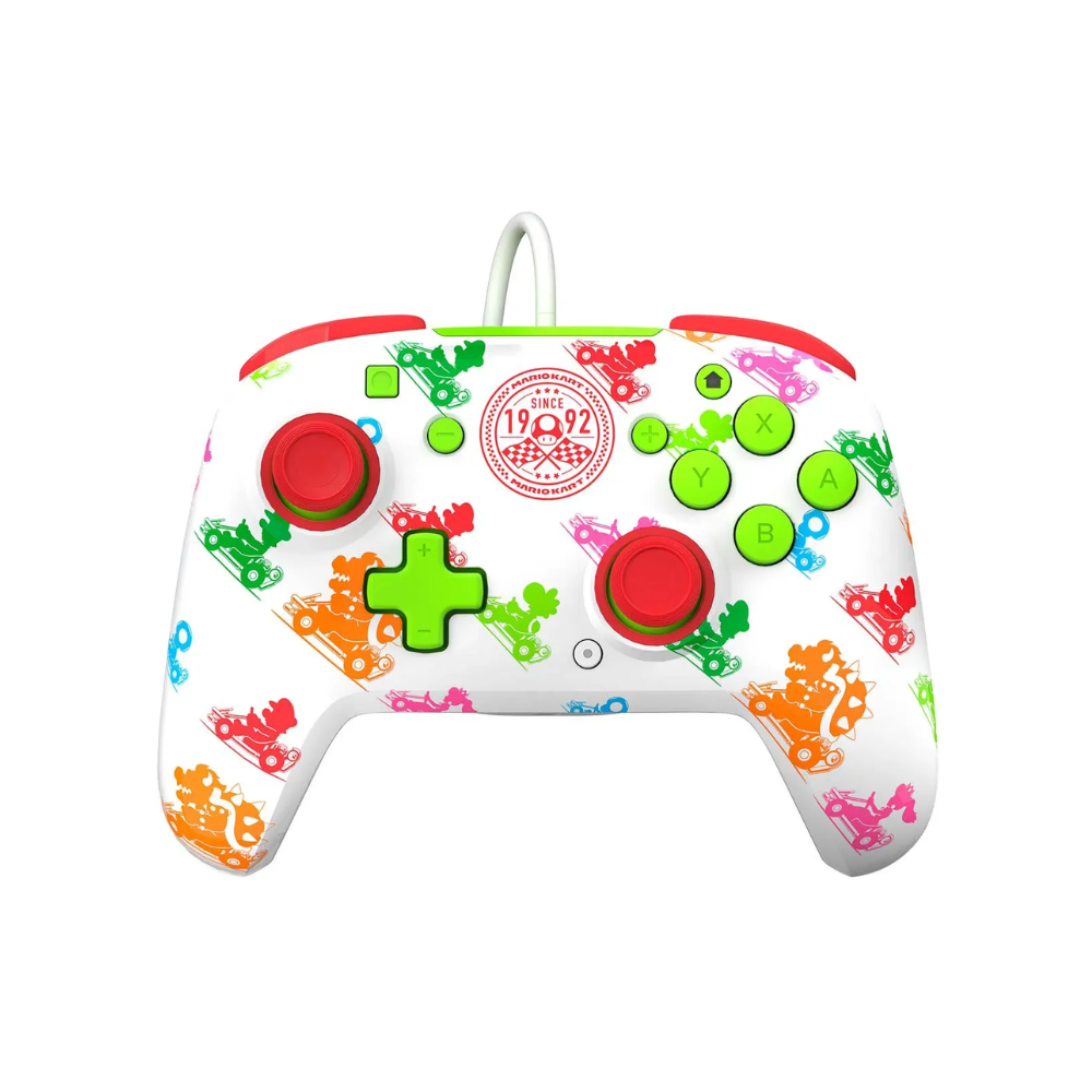 Accesorio - Switch - Control Alambrico Rematch GLOW - Mario Kart Since 1992