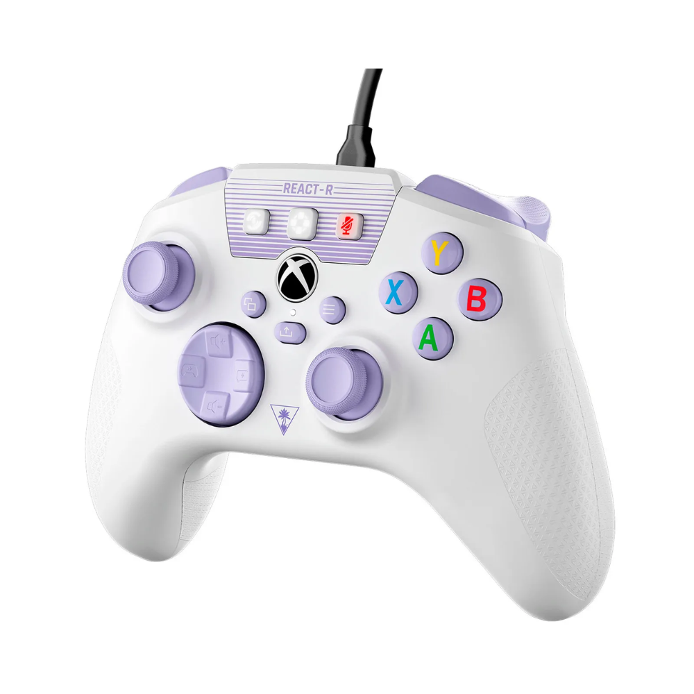 Accesorio - Xbox One Serie S/X - Control Alambrico React R Blanco - Turtle Beach