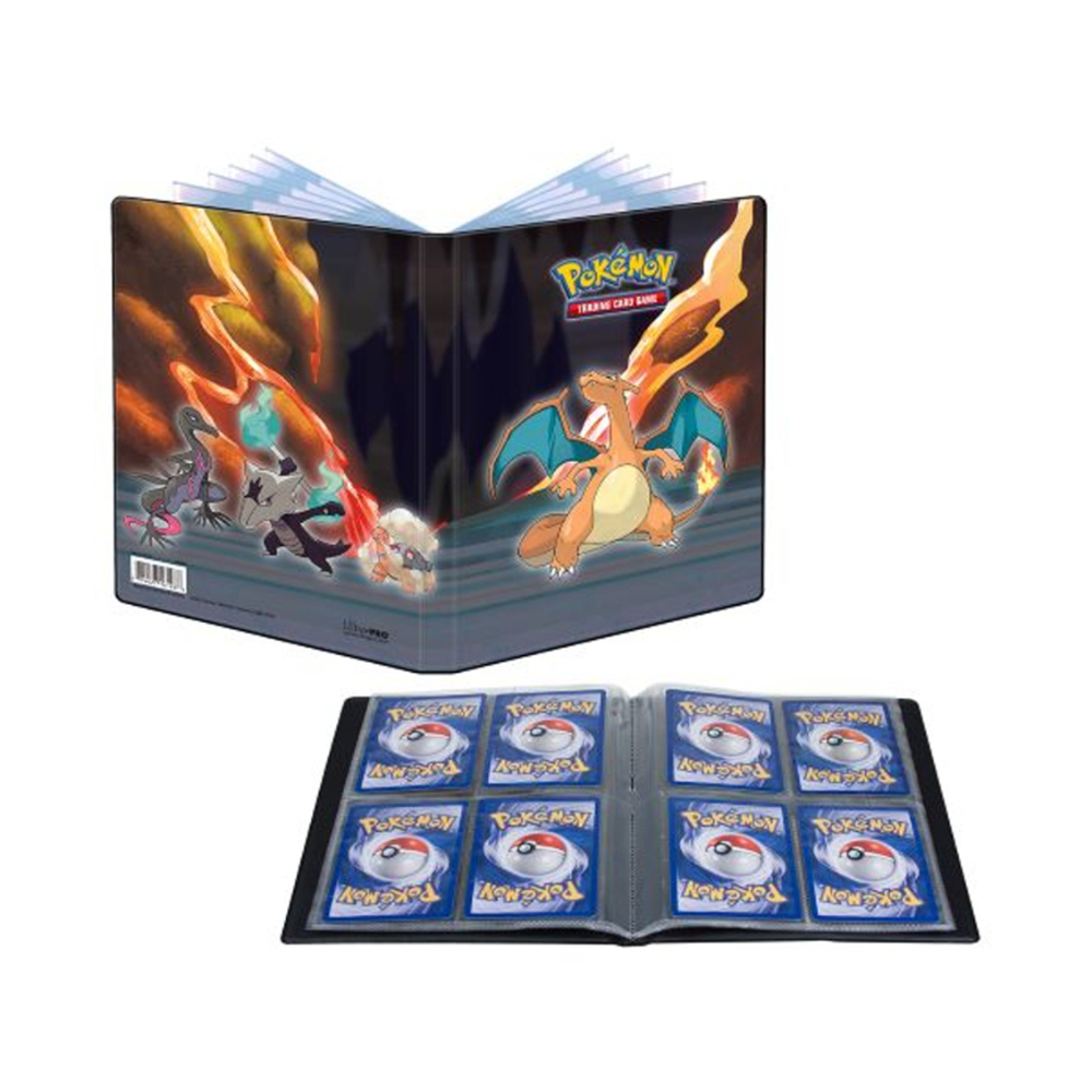 Accesorio TCG - Carpeta 4 Pocket Pro-Binder 4 pag 80 Doble cara - Scorching Summit