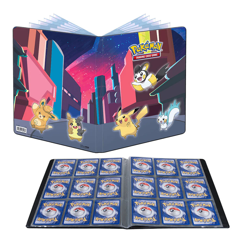 Accesorio TCG - Carpeta 9 Pocket Pro-Binder 10 pag 180 cartas a Doble cara - Shim Skyl Ft Pikachu