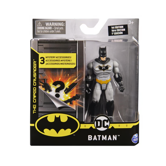 Juguete - Batman Traje Gris Figura Articulada V2 - Spin Master
