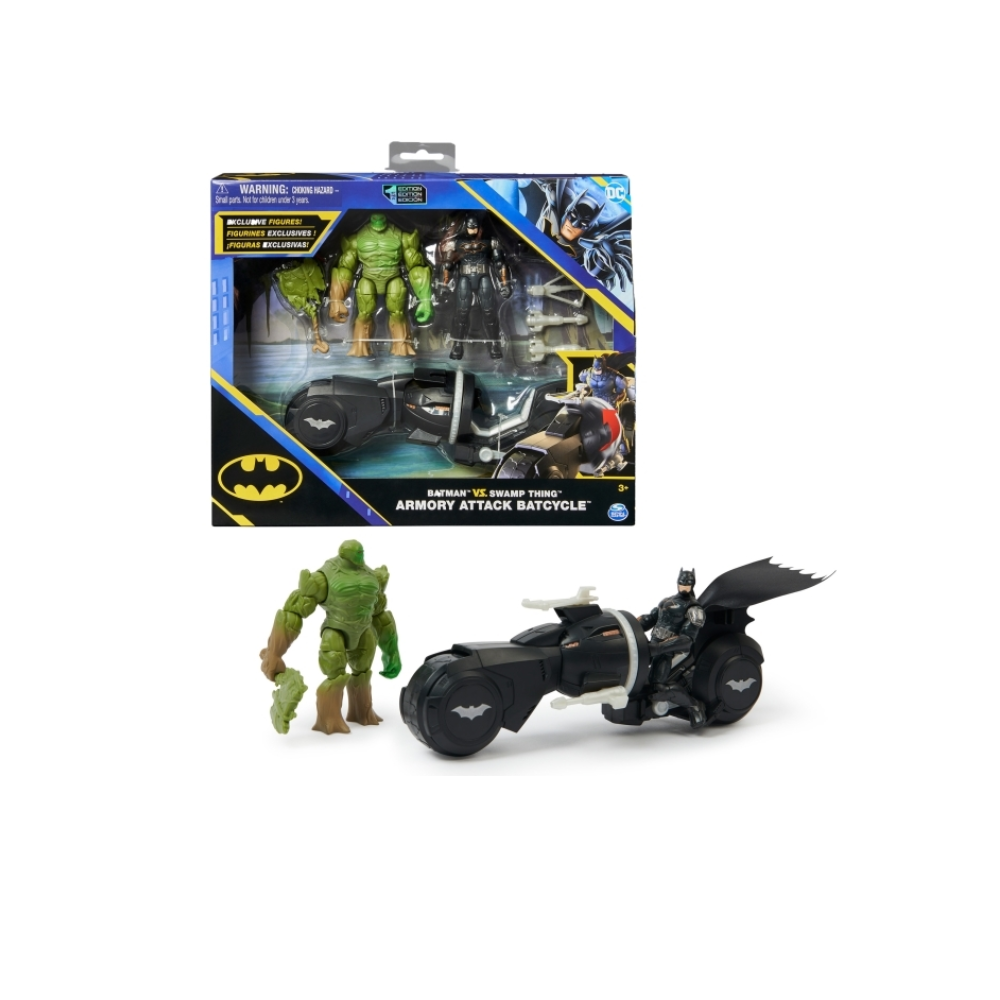 Juguete - Batman Bati-Moto de Ataque Armada - Spin Master