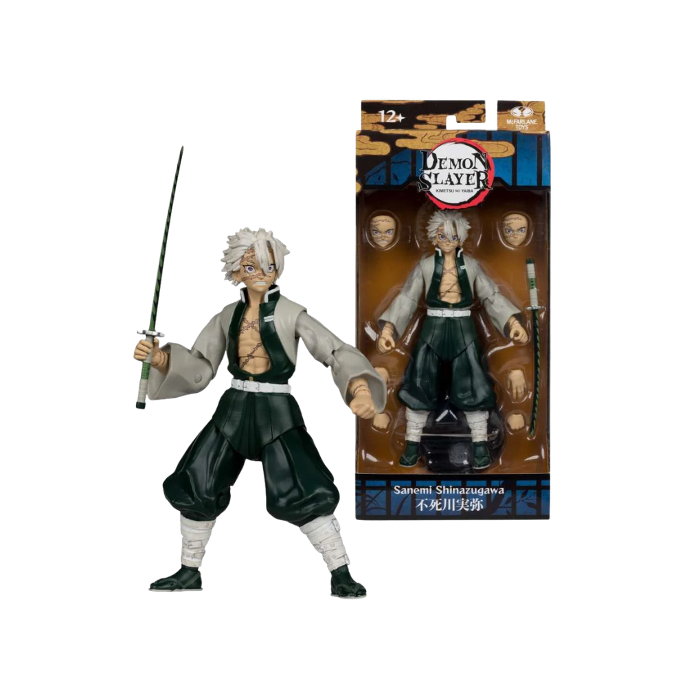 McFarlane - Figuras Articuladas - Demon Slayer - Sanemi Shinazugawa - Platinum Edition