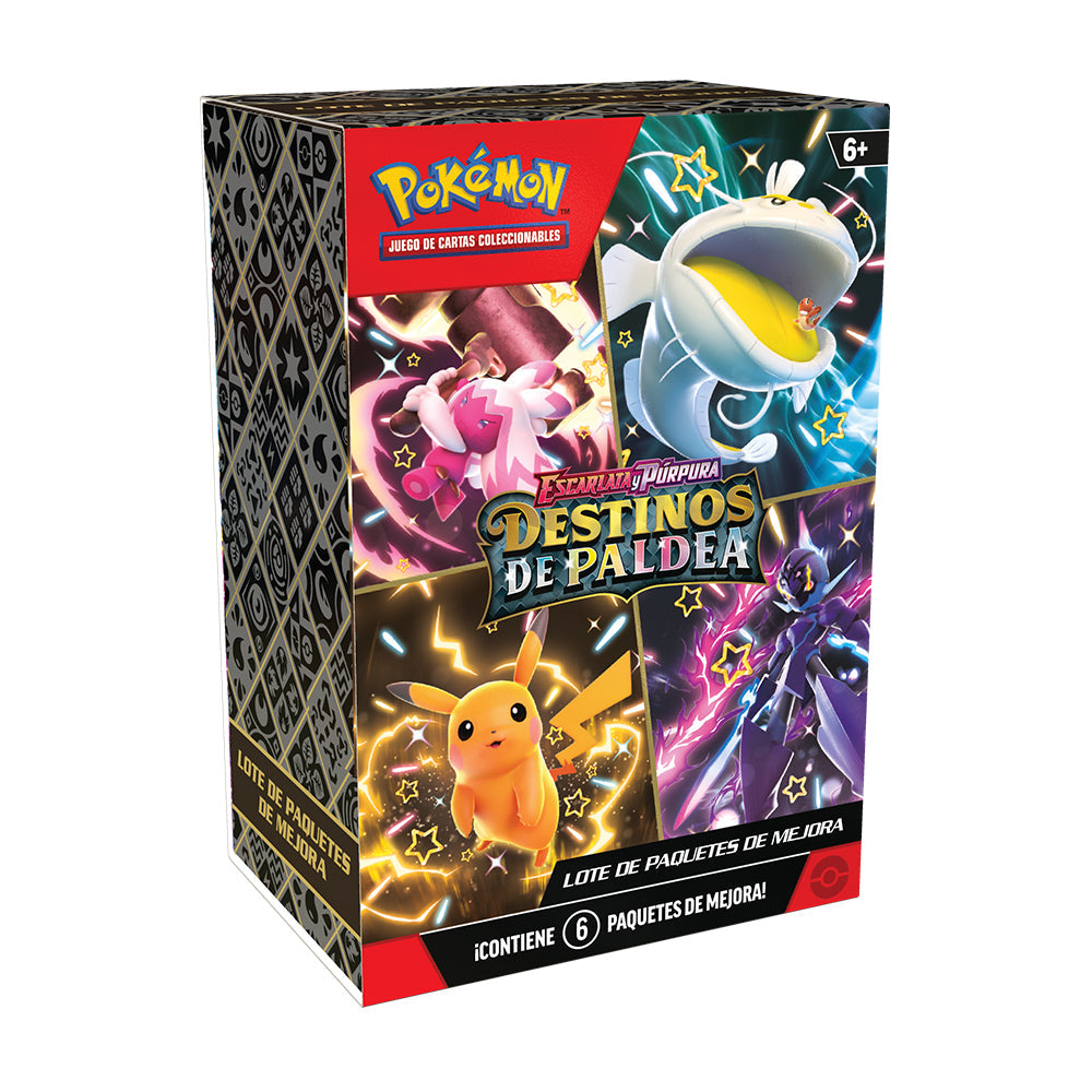 TCG Pokémon - Destinos de Paldea - Paquete de sobres X 6