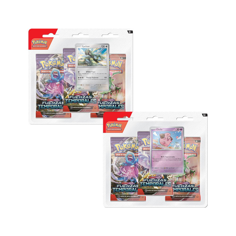 TCG Pokémon - Fuerzas Temporales - Blister X 3 sobres - (Español)