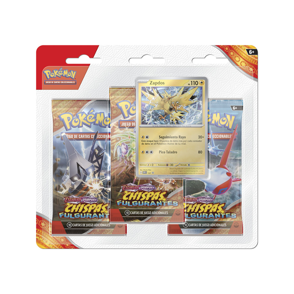 TCG Pokmon - Chispas Fulgurantes - Blister X3 - Espaol Gamer 4 Ever TCG Pokmon - Chispas Fulgurantes - Blister X3 - Espaol Gamer 4 Ever