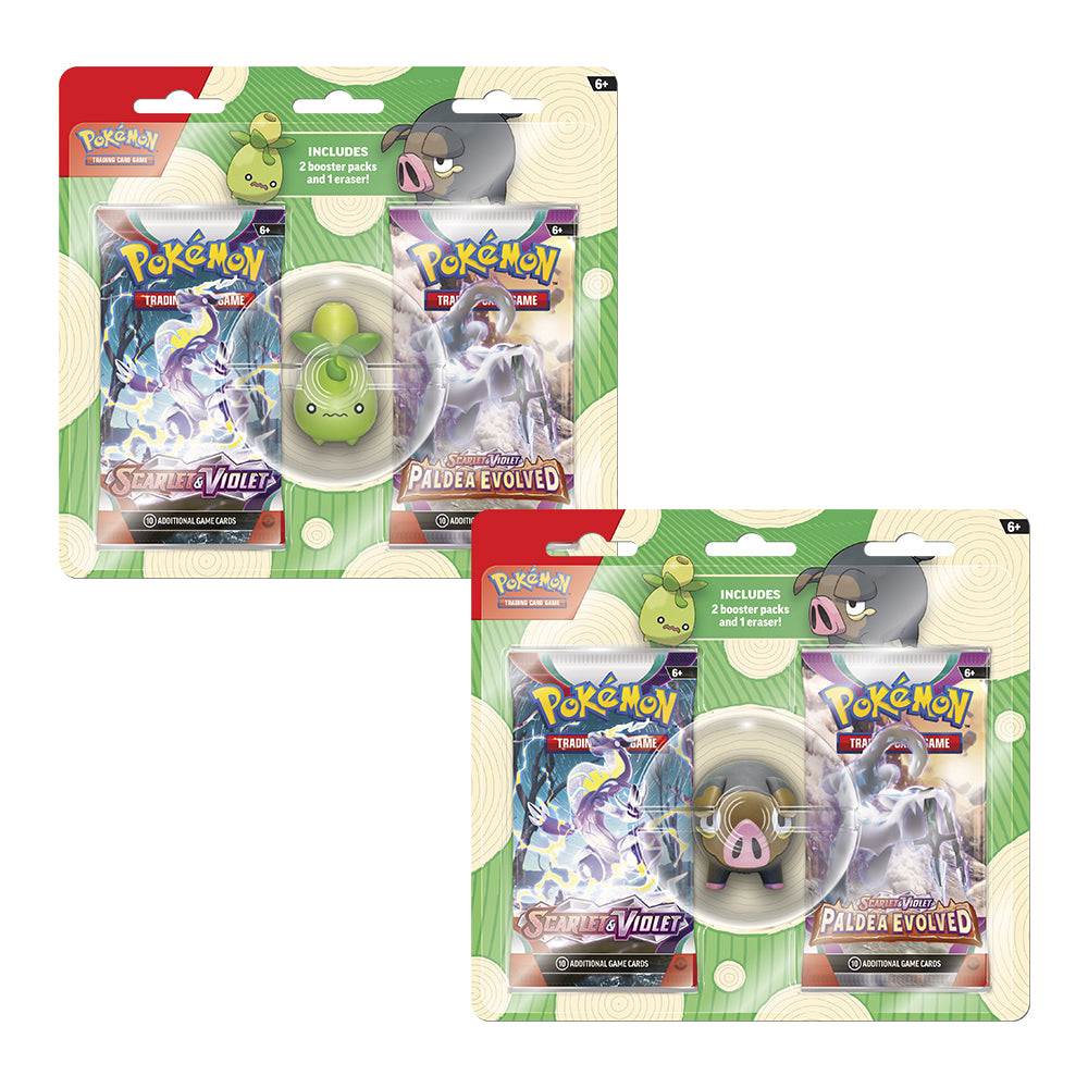 TCG Pokémon - Blister X2 con Borrador de regreso a clases - (English)