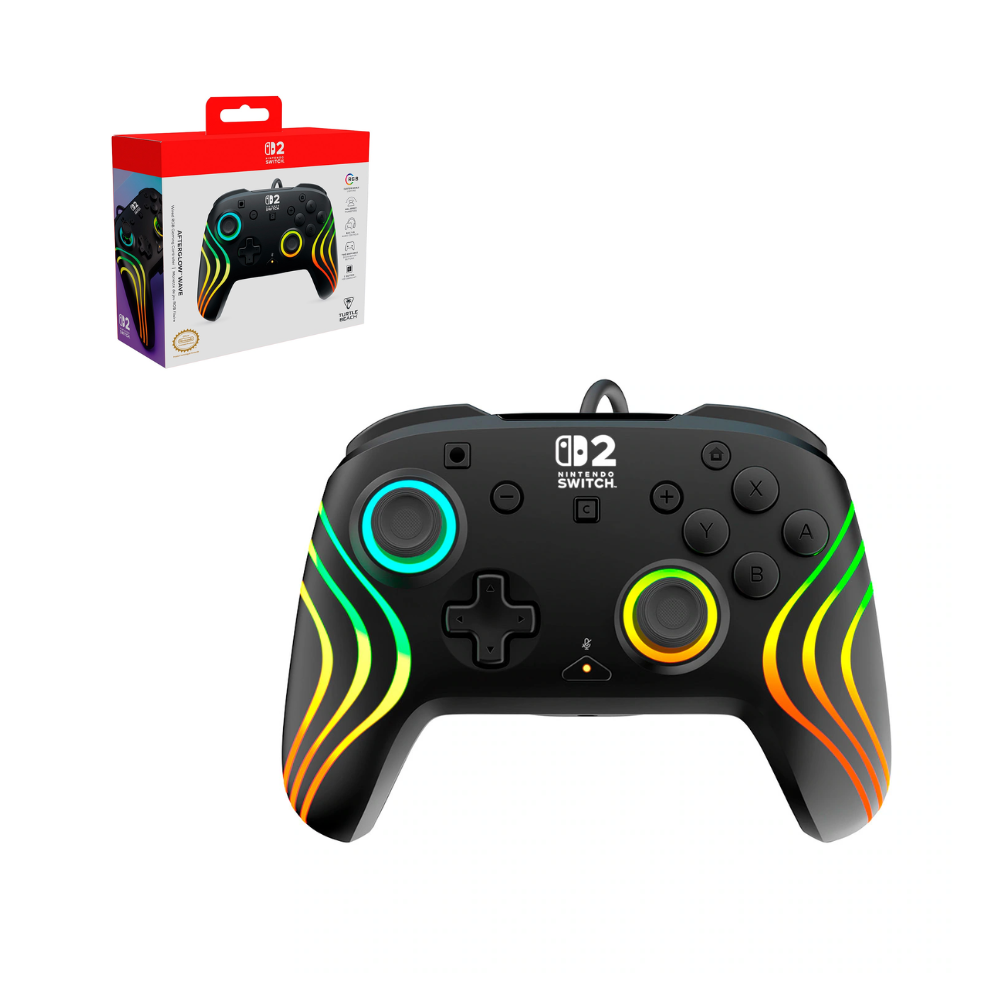 Accesorio - Switch2 - Control Alámbrico After Glow Negro -Turtle Beach