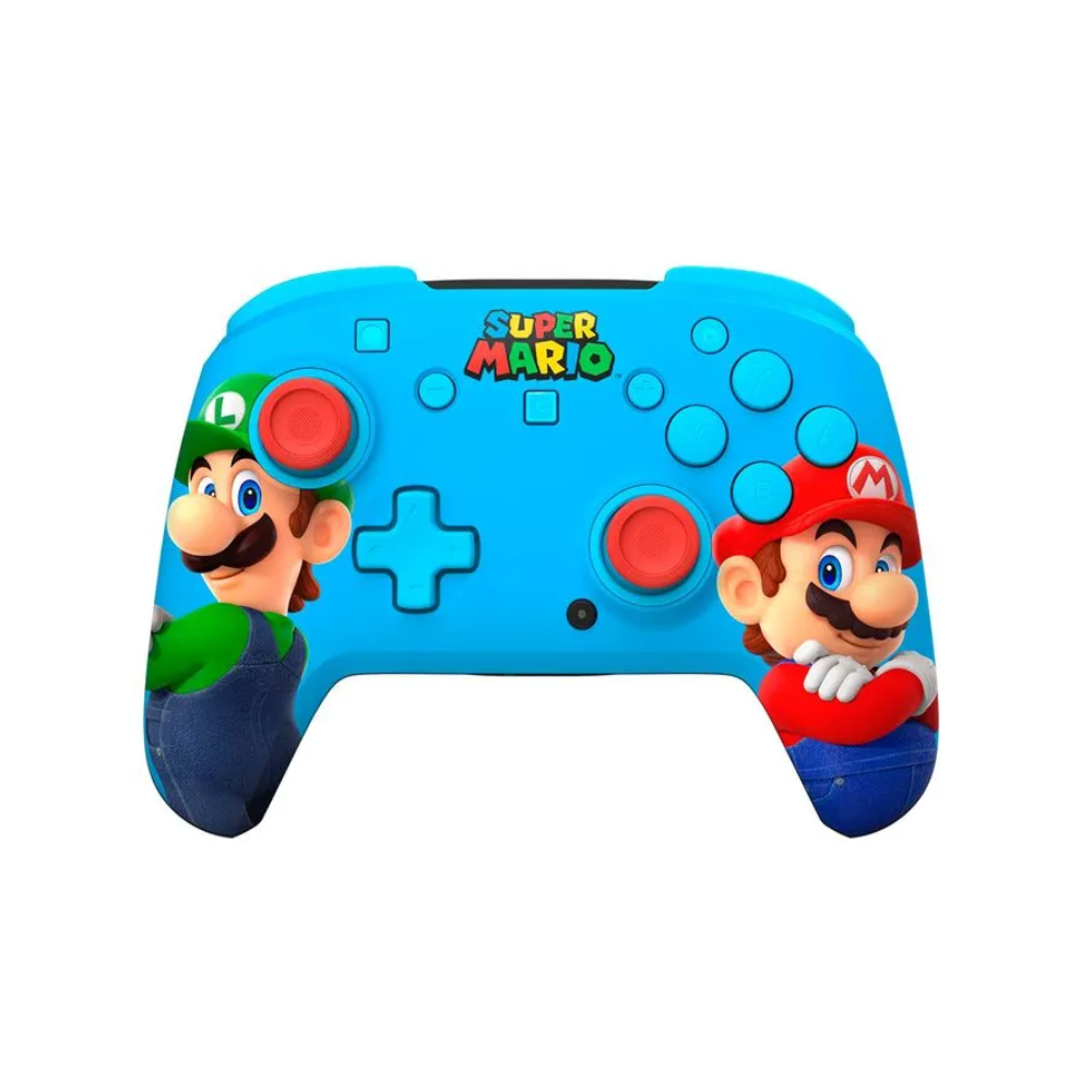 Accesorio - Switch2 - Control Inalambrico Rematch Azul - Super Mario - Turtle Beach