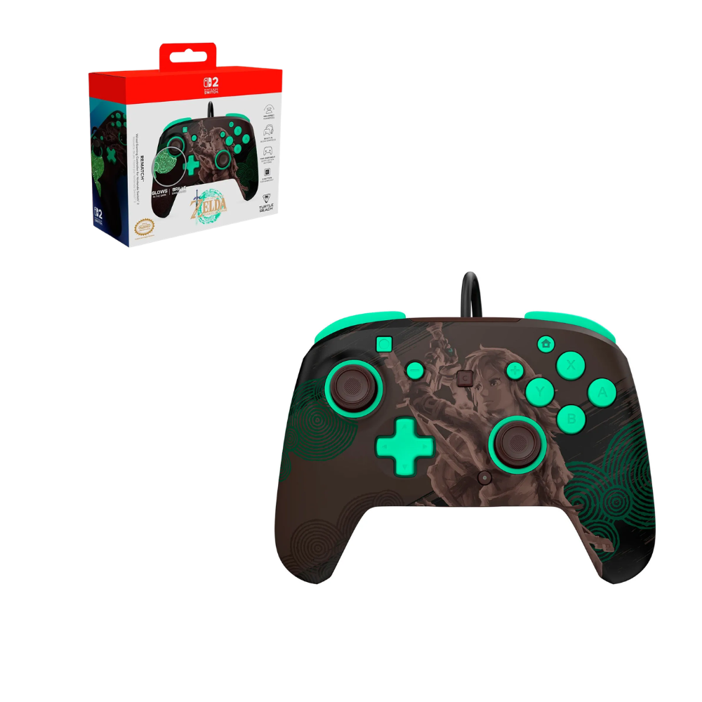 Accesorio - Switch2 - Control Alambrico The Legend Of Zelda Rematch - Turtle Beach