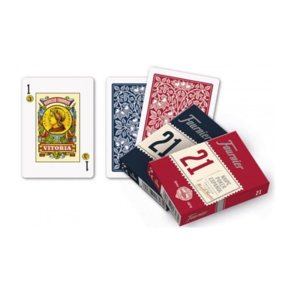 Fournier - No 21 43 Cartas (3 Jokers)
