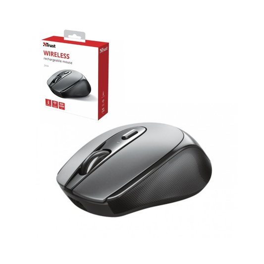 Accesorio - Mouse Inalambrico ZAYA Bateria Litio Recargable - Trust