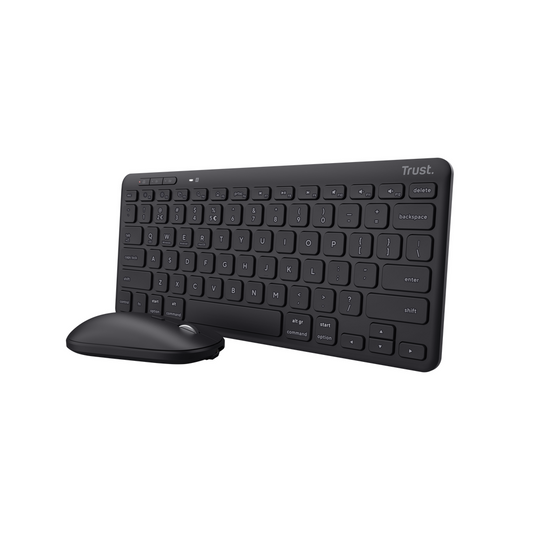 Accesorio - Combo Mouse y Teclado Lyra Inalambrico Recargable Negro - Trust