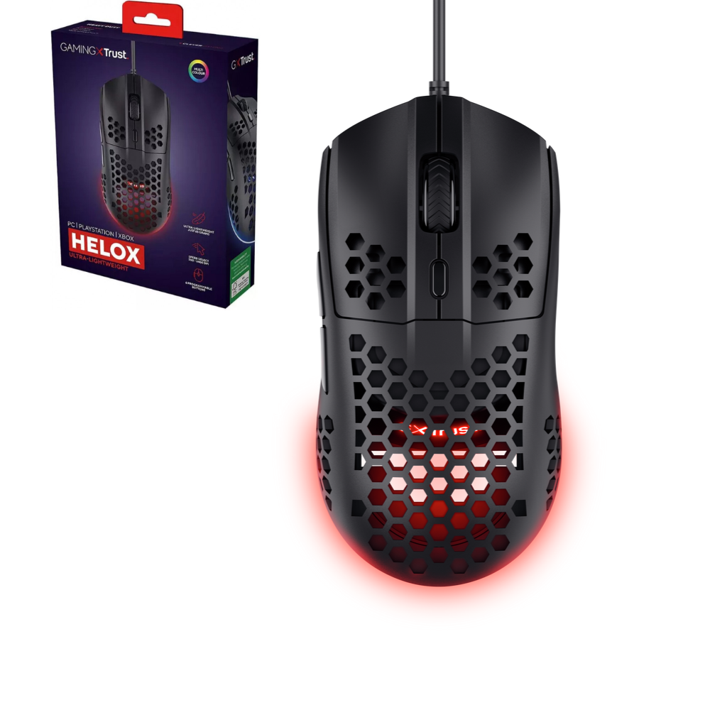 Accesorio - Mouse Inalambrico HELOX GXT928 Iluminacion RGB - Trust