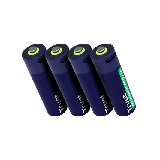 Accesorio - Baterías Recargables tipo C X4 pilas AA - Trust