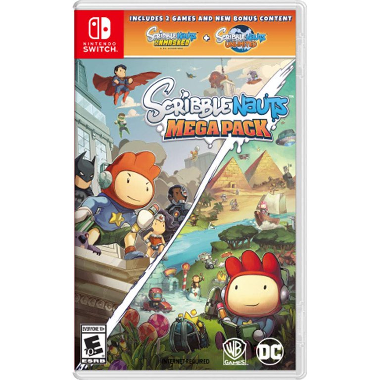 Switch - Scribblenauts Mega Pack - Fisico - Usado