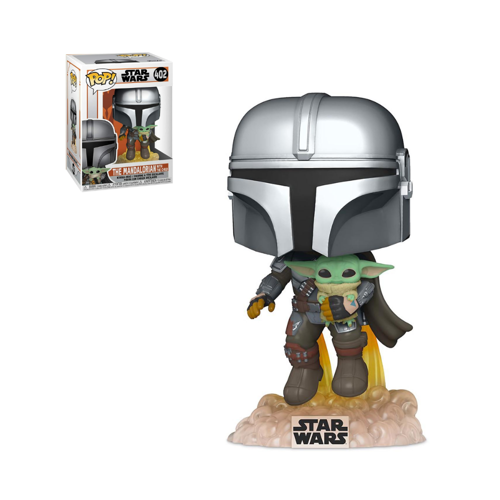Funko Pop - Star Wars The Mandalorian - Mando Flying with Jetpack