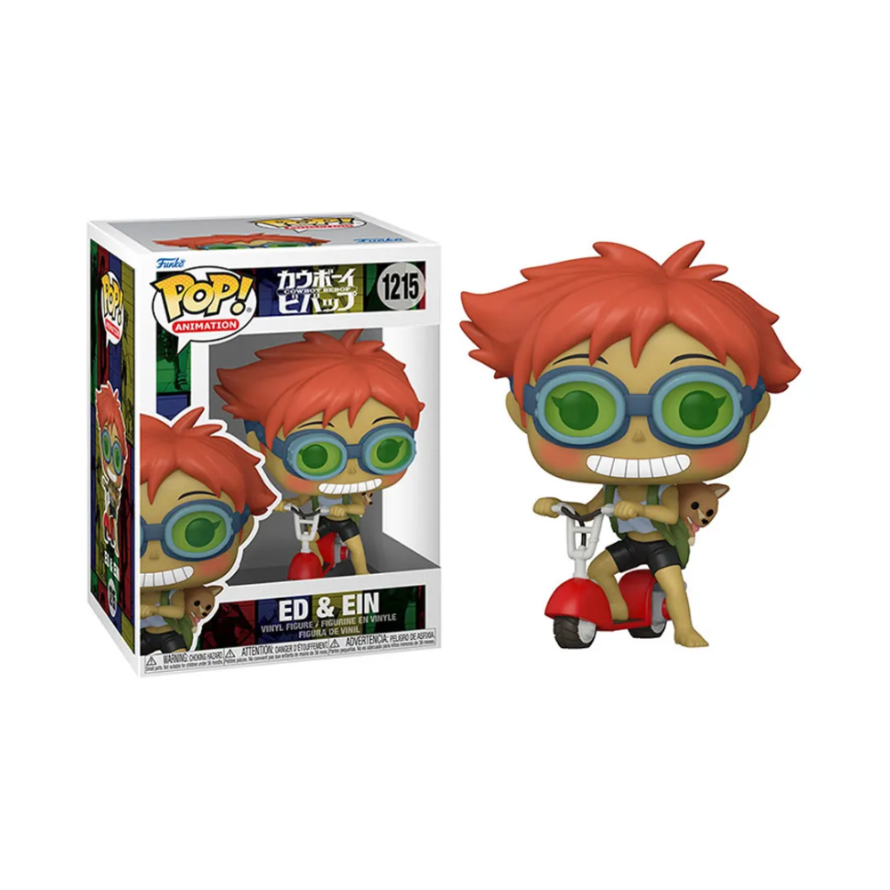 Funko Pop - Cowboy Bebop - Ed y Ein en Moto