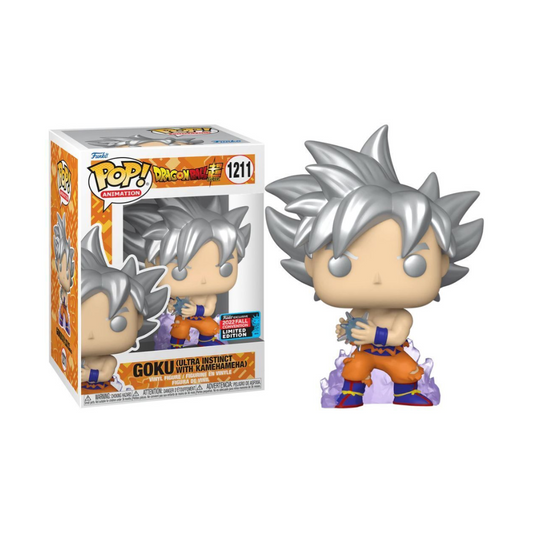 Funko Pop - Dragon Ball Z - Goku Ultra Instinct with Kamekameha - Winter Convención 2022 - Edicion Especial