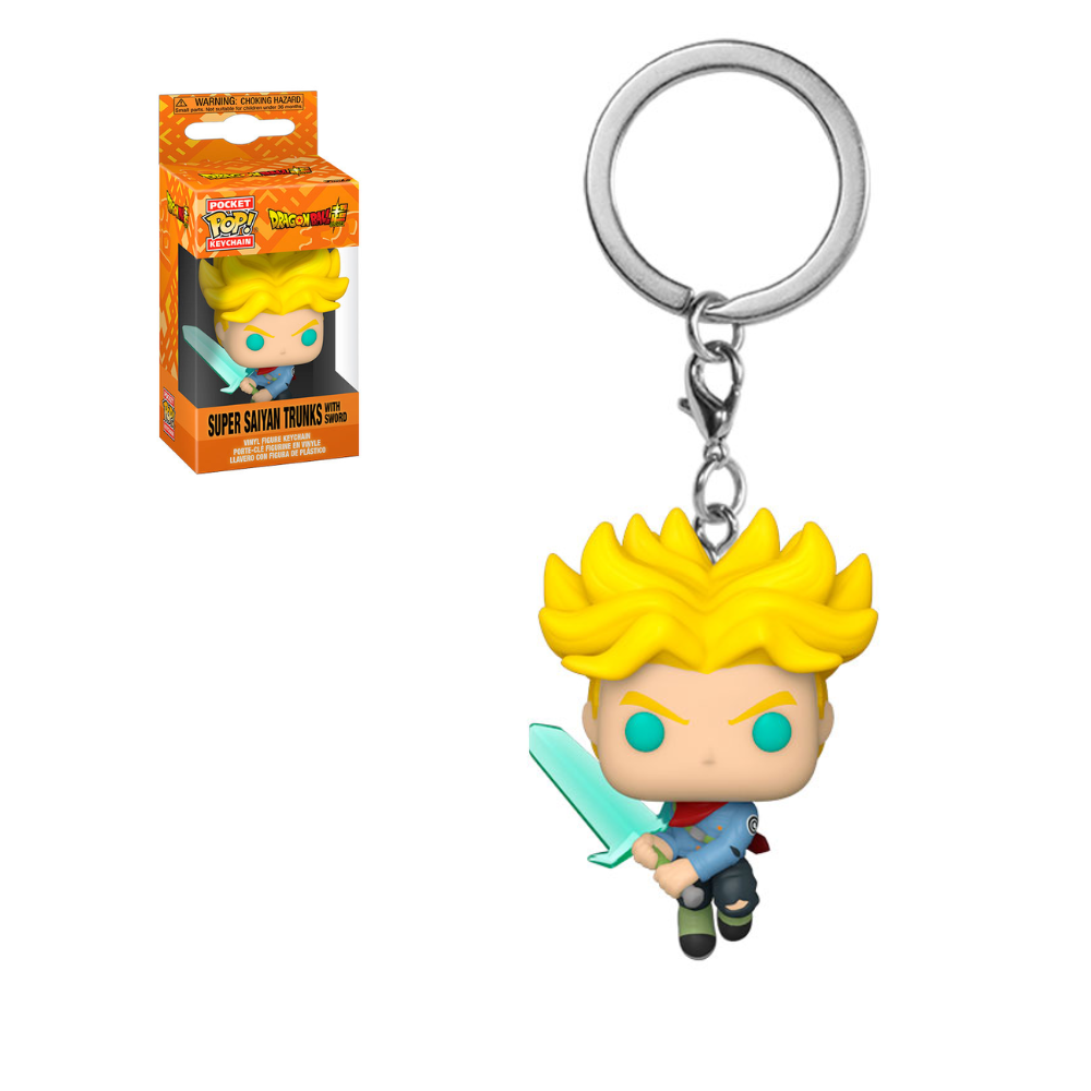 Funko Llavero - Dragon Ball Super - Super Saiyan Trunks con espada