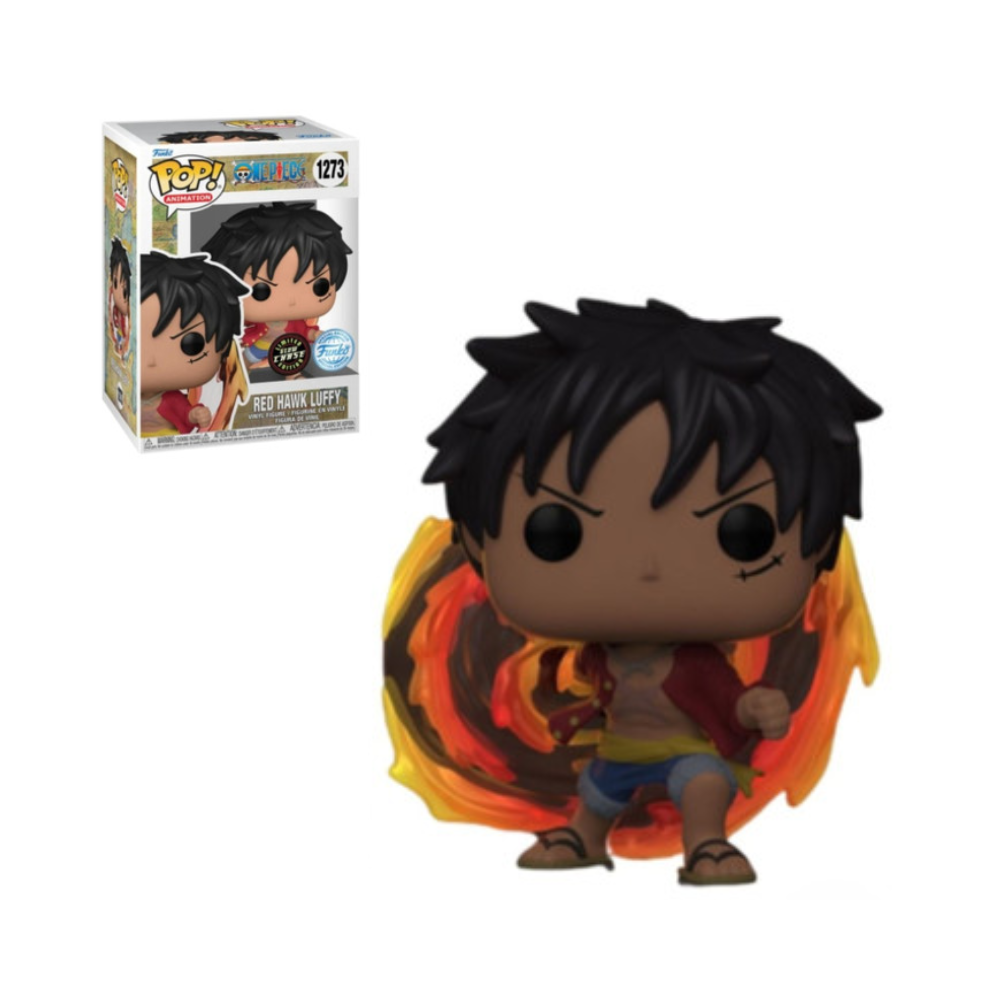 Funko Pop - One Piece - Red Hawk Luffy - Edicion Especial (Glow Chase)