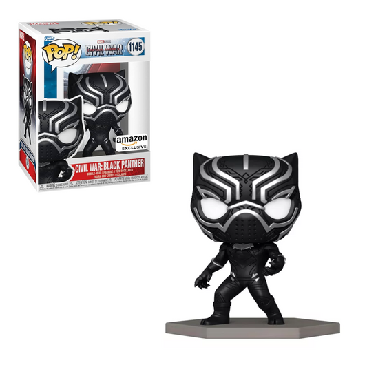 Funko Pop - Marvel Civil War - Black Panther - Amazon - Edicion Especial