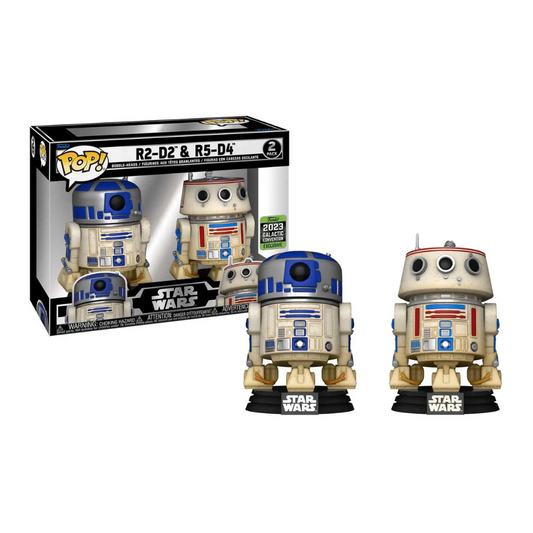 Funko Pop - Star Wars - R2 D2 y R5 D4 - Edicion Especial