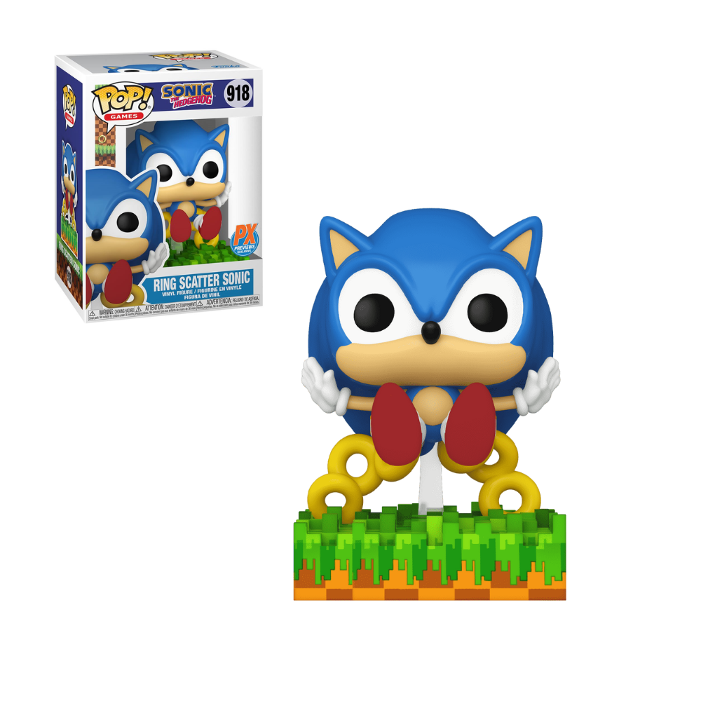 Funko Pop - Sonic - Scatter Ring Sonic - Entertainment Earth - Edicion Especial