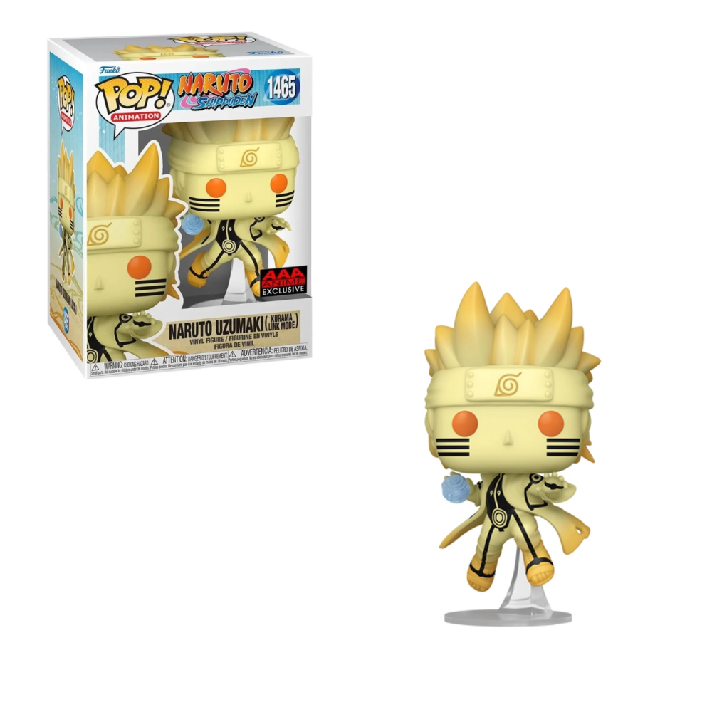 Funko Pop - Naruto Shippuden - Naruto Kurama Link - AAA Anime - Edicion Especial