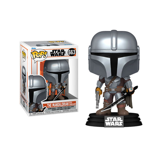 Funko Pop - The Mandalorian - Mandaloriano with DarkSaber