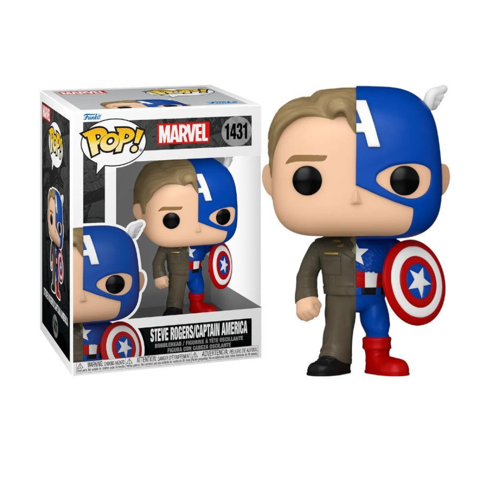 Funko Pop - Marvel Split - Captain America