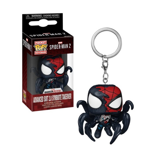 Funko Llavero - Marvel Spider Spider-Man 2 - Advanced Suit 2.0 Symbiote Takeover