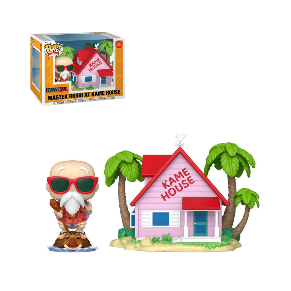 Funko Pop Town - Dragon Ball - Kame House with Master Roshi