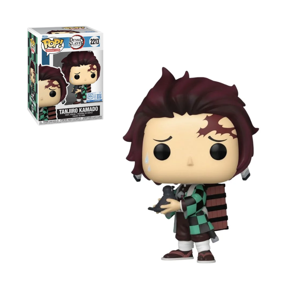 Funko Pop - Demon Slayer - Tanjiro Kamado con cuervo
