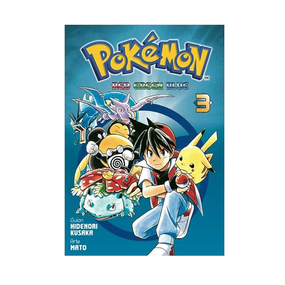 Manga - Pokemon Red Green Blue - Tomo 3 - Panini Argentina