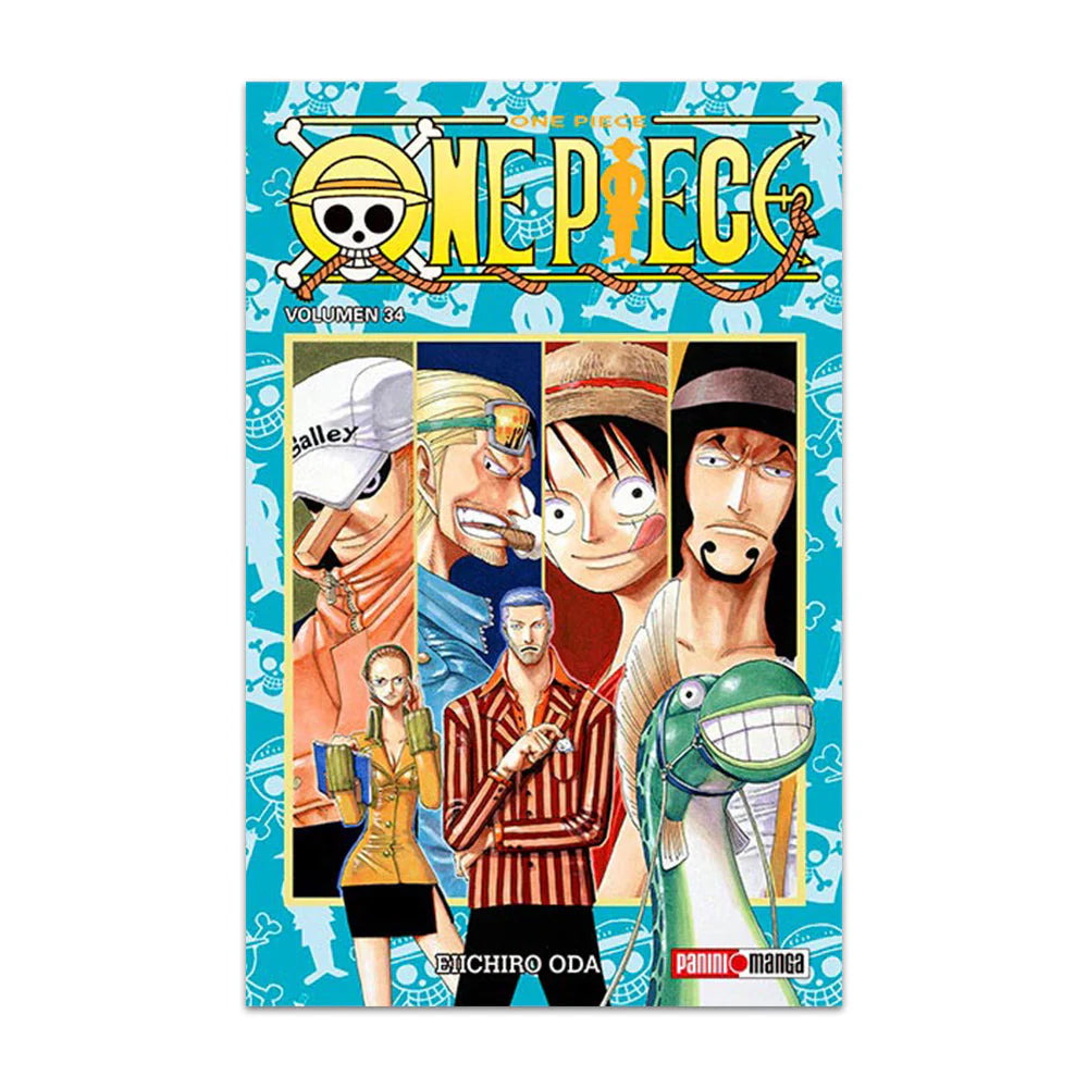 Manga - One Piece - Tomo 34 - Panini Mexico