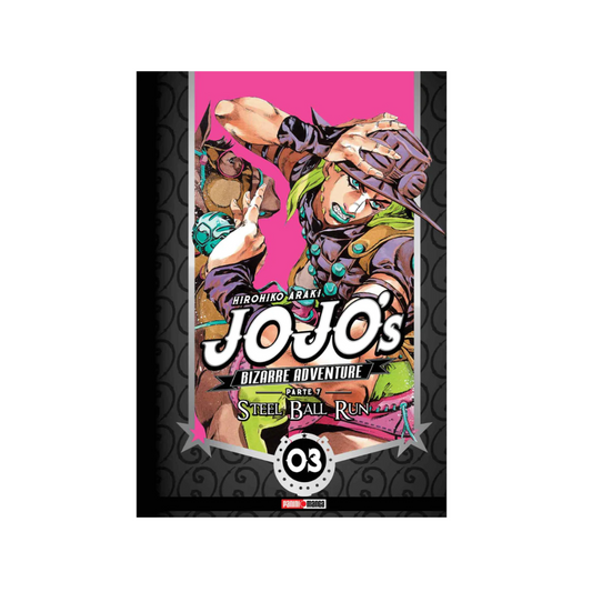 Manga - Jojo Bizarre Adventure Parte 7 Steel Ball Run - Tomo 3 - Panini Mexico